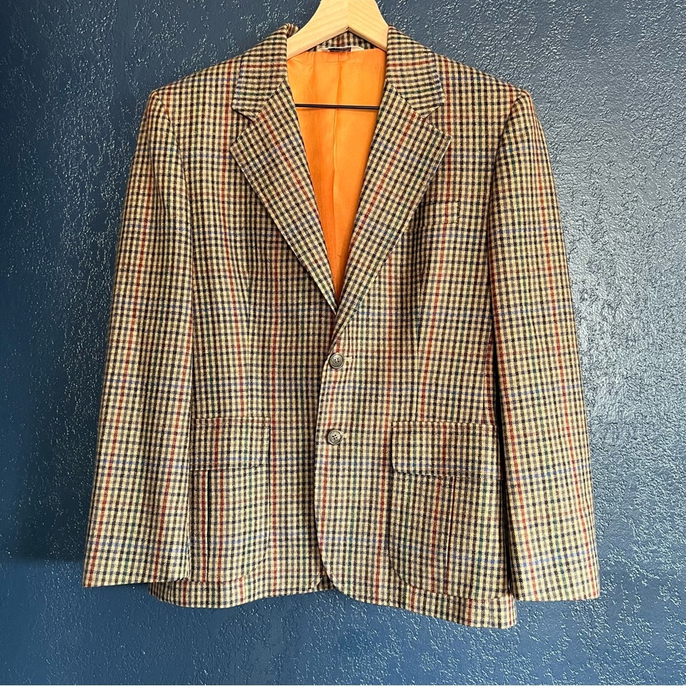 Vintage J.G Hook Houndstooth Blazer